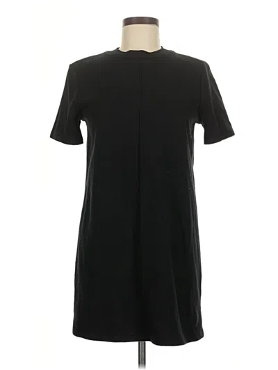Pre-owned Zara Casual Dress In Black