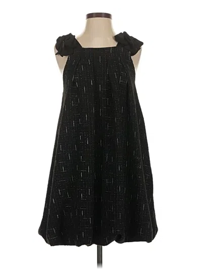 Pre-owned Zara Casual Dress In Black