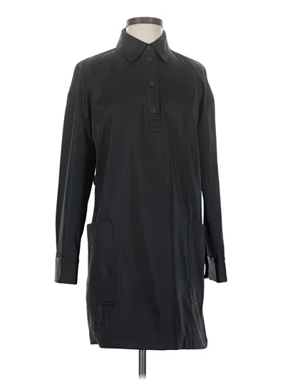 Pre-owned Zara Casual Dress In Black