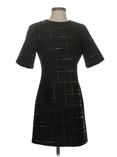 Pre-owned Zara Casual Dress In Black