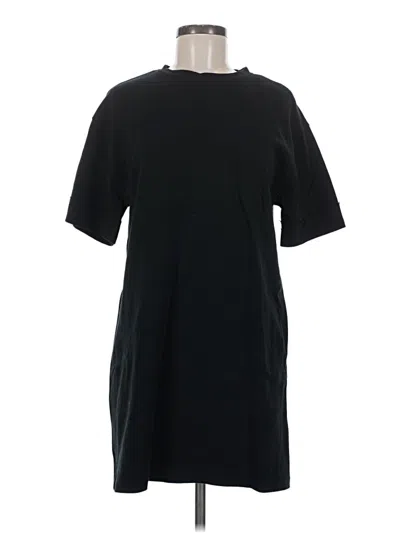 Pre-owned Zara Casual Dress In Black
