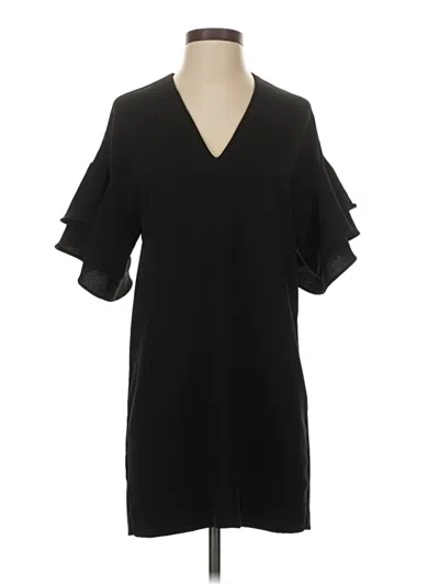 Pre-owned Zara Casual Dress In Black
