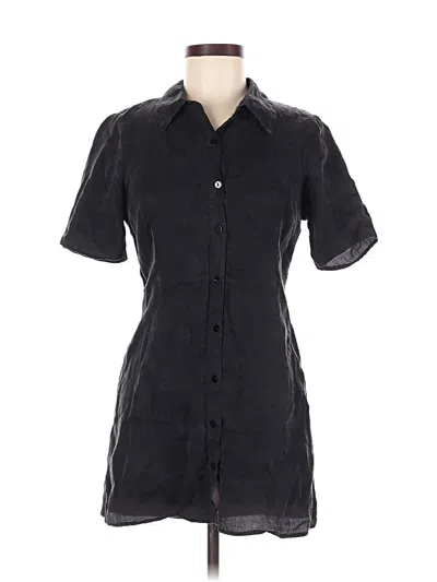 Pre-owned Zara Casual Dress In Black