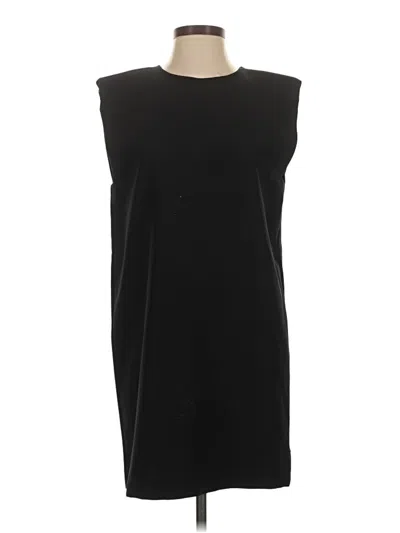 Pre-owned Zara Casual Dress In Black