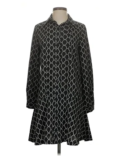 Pre-owned Zara Casual Dress In Black