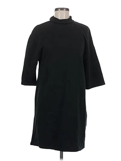 Pre-owned Zara Casual Dress In Black