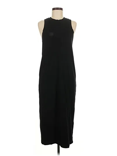 Pre-owned Zara Casual Dress In Black