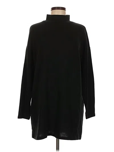 Pre-owned Zara Casual Dress In Black