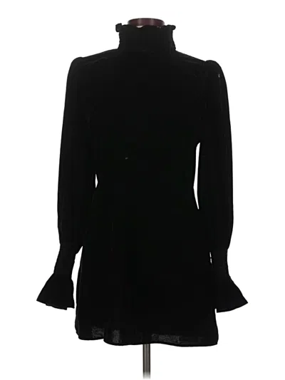 Pre-owned Zara Casual Dress In Black