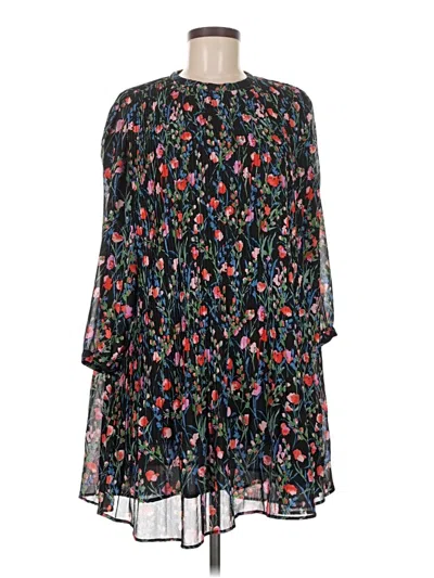 Pre-owned Zara Casual Dress In Black