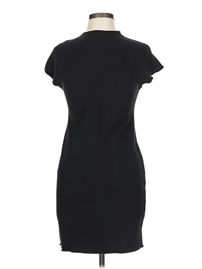 Pre-owned Zara Casual Dress In Black