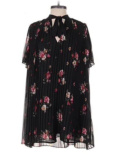 Pre-owned Zara Casual Dress In Black