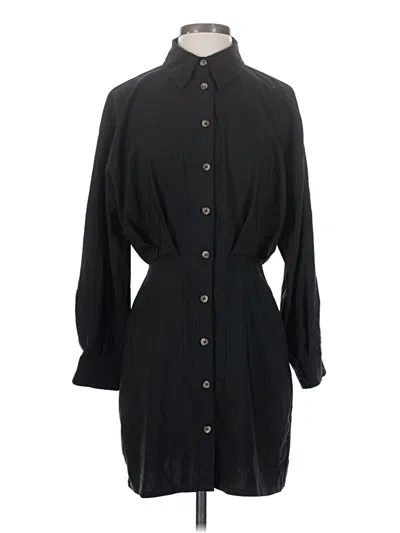 Pre-owned Zara Casual Dress In Black