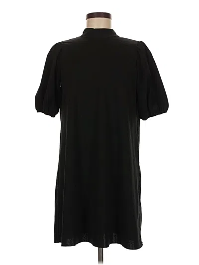 Pre-owned Zara Casual Dress In Black