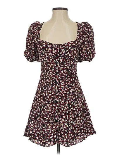 Pre-owned Zara Casual Dress In Black