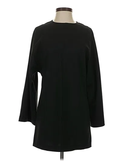 Pre-owned Zara Casual Dress In Black