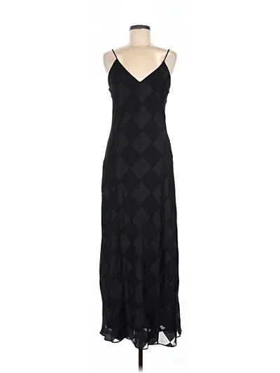 Pre-owned Zara Casual Dress In Black