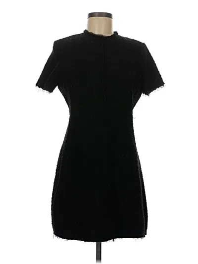 Pre-owned Zara Casual Dress In Black