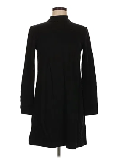 Pre-owned Zara Casual Dress In Black