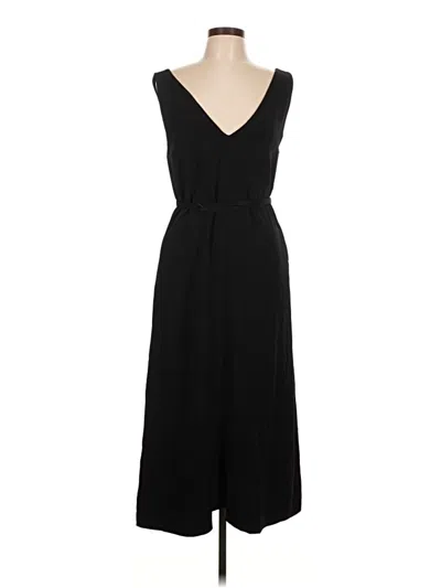 Pre-owned Zara Casual Dress In Black