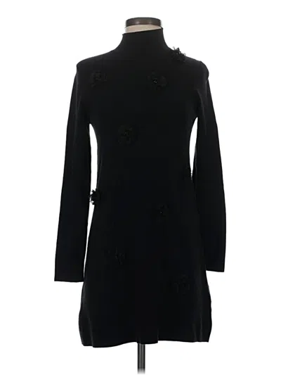 Pre-owned Zara Casual Dress In Black