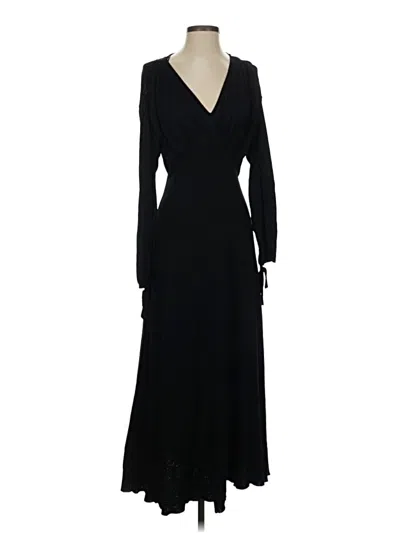 Pre-owned Zara Casual Dress In Black