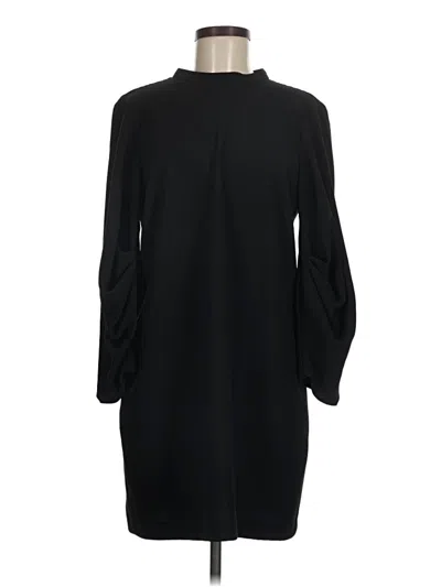 Pre-owned Zara Casual Dress In Black