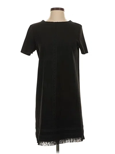 Pre-owned Zara Casual Dress In Black