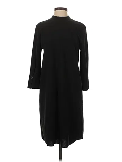 Pre-owned Zara Casual Dress In Black