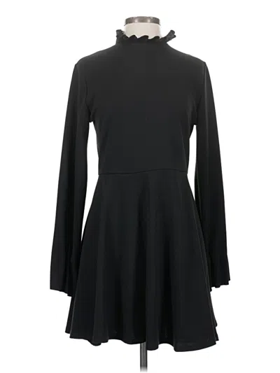 Pre-owned Zara Casual Dress In Black