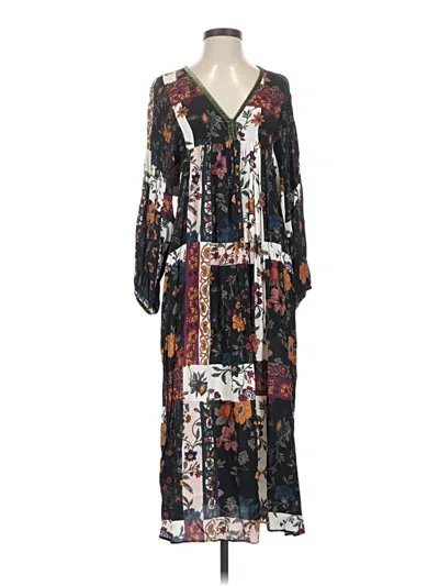 Pre-owned Zara Casual Dress In Black
