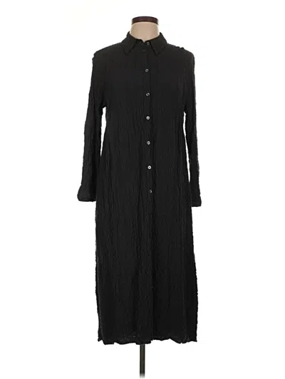 Pre-owned Zara Casual Dress In Black
