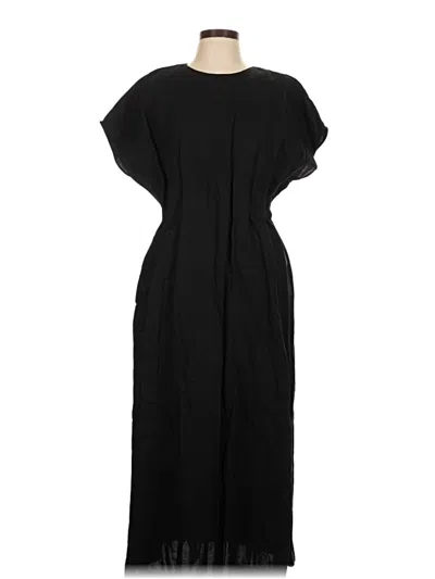 Pre-owned Zara Casual Dress In Black