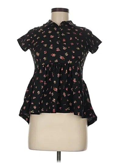 Pre-owned Zara Casual Dress In Black