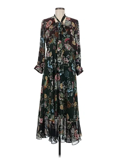 Pre-owned Zara Casual Dress In Black