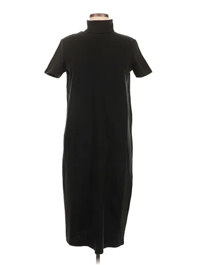 Pre-owned Zara Casual Dress In Black