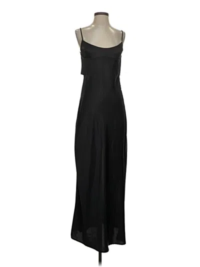 Pre-owned Zara Casual Dress In Black