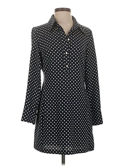 Pre-owned Zara Casual Dress In Black