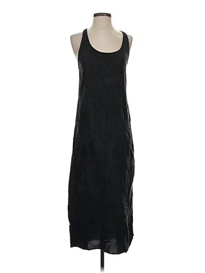 Pre-owned Zara Casual Dress In Black