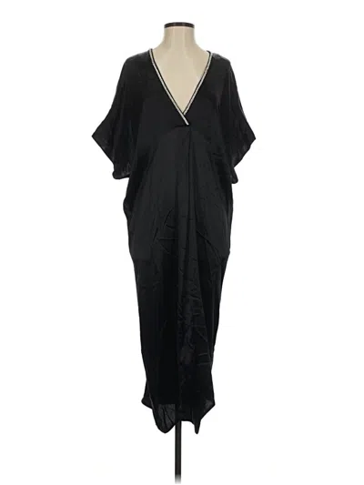 Pre-owned Zara Casual Dress In Black