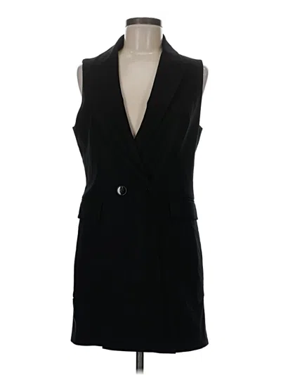 Pre-owned Zara Casual Dress In Black