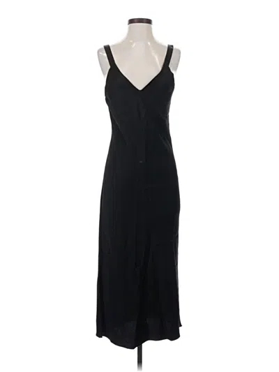 Pre-owned Zara Casual Dress In Black
