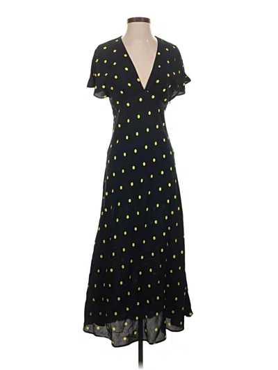 Pre-owned Zara Casual Dress In Black