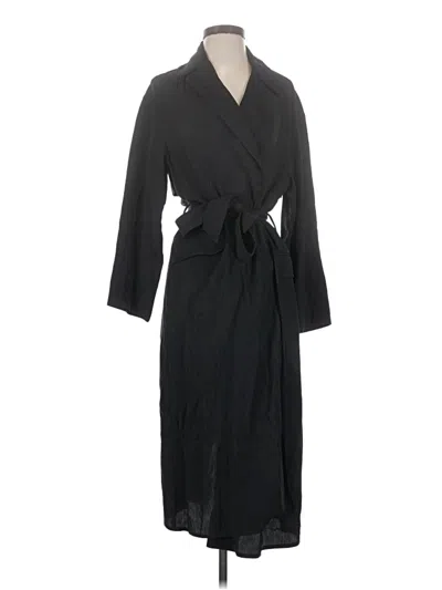Pre-owned Zara Casual Dress In Black