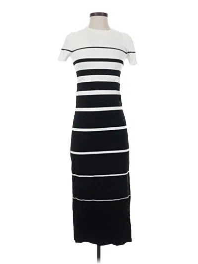 Pre-owned Zara Casual Dress In Black