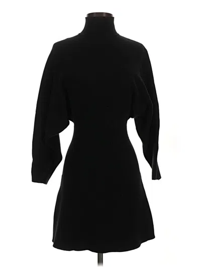 Pre-owned Zara Casual Dress In Black