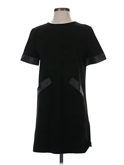 Pre-owned Zara Casual Dress In Black