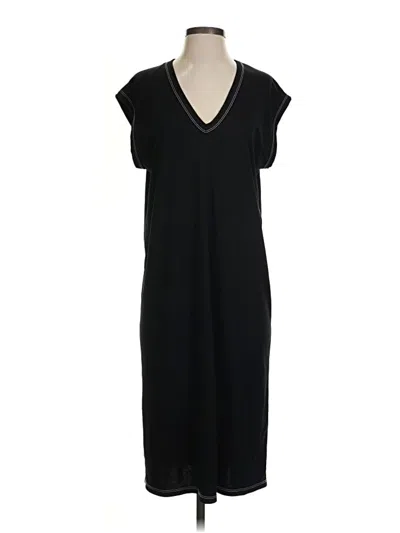 Pre-owned Zara Casual Dress In Black