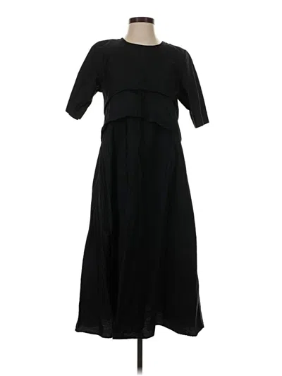 Pre-owned Zara Casual Dress In Black