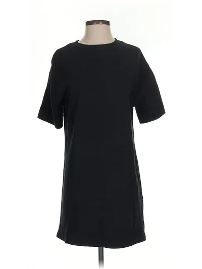 Pre-owned Zara Casual Dress In Black